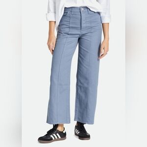 Brixton Providence Wide Leg Women's Pants High Waist Jeans‎ Flint Blue Size 27